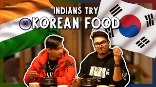 Indians Try Korean Food  Ok Tested [upl. by Aima875]