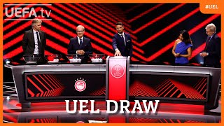 202425 UEL League Phase Draw [upl. by Orian113]