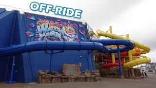 Sandcastle Indoor Waterpark OffRide Footage Blackpool UK  NonCopyright [upl. by Ekud]