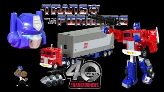 Transformers G1 Autobot Commander Optimus Prime 40th Toy Review [upl. by Odom581]