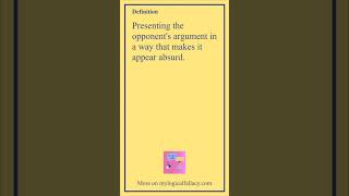 What is Appeal to Ridicule Vertical Video  Logical Fallacy Definition and Example [upl. by Ralyks]