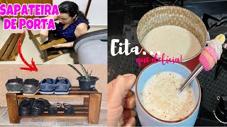 MONTEI A SAPATEIRA DE PORTA I COMO FAZER ARROZ DOCE SIMPLES [upl. by Alolomo776]