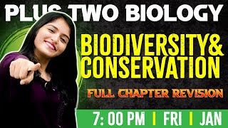 Plus Two Biology  Biodiversity and Conservation  Chapter 15  Full Chapter  Exam Winner Plus Two [upl. by Leitnahs]