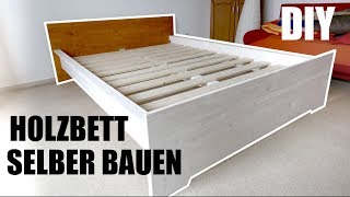 DIY Bett selber bauen unter 100€ [upl. by Adnuahsal]