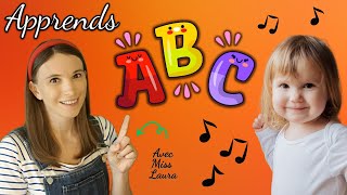 Lettres de l’alphabet  ABC  avec Miss Laura Vidéo éducative en français pour enfants [upl. by Robinet]