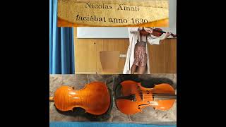 100 year old French violin copy Amati Tschaikowsky [upl. by Gnat]