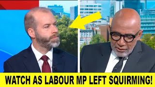 Stuttering Labour MP Left Squirming On Live TV After Questions On Why They Banned Elon Musk [upl. by Ramled]