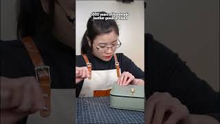 Highend handcrafted leather bag can customize different colors and handpainting do you love it🥰 [upl. by Karlin]