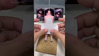 Part 2 ：Finishing Touches on the Shocked Little Chef Doll – Funny Clay Art [upl. by Eiramyllek]