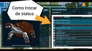 como alterar as estatísticas inicial de qualquer criatura depois de domado no Ark Mobile [upl. by Magen]