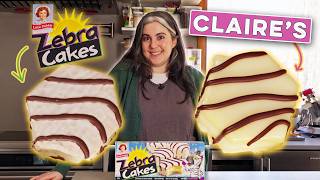 I Tried Making Homemade Zebra Cakes  Claire Recreates [upl. by Idolem]