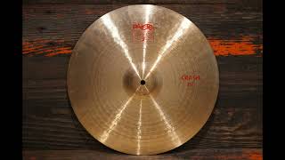 Paiste 15quot 2002 Series 1980s Crash Cymbal  906g [upl. by Koball470]