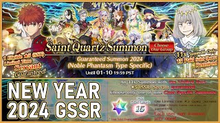 FGO NA New Years 2024 Guaranteed SSR Banner [upl. by Maleki]