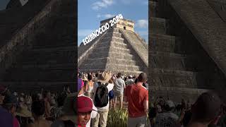 🐍 EQUINOCCIO DE PRIMAVERA en Chichén Itzá  Yucatán  Baja Kukulcán en la pirámide 😎 [upl. by Giselbert]