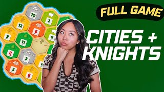 3 PLAYER CITIES amp KNIGHTS STRATEGY  catan cities amp knights game [upl. by Outhe583]