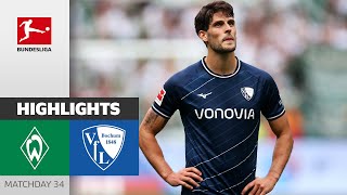 Bochum Has To Go To Relegation  Werder Bremen  VfL Bochum 41  Highlights  MD 34 – Bundesliga [upl. by Nagem564]