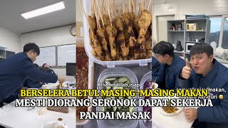 WARGA KOREA GEMBIRA DAPAT MAKAN SATE YANG DIMASAK LELAKI MALAYSIA [upl. by Yoral742]