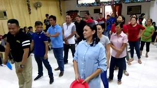 NLCM Church CHRISTmas Party 2017  Adults Plate Relay Game [upl. by Einej]