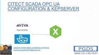 KEPSERVER OPCUA WITH CITECT SCADA [upl. by Eissalc]