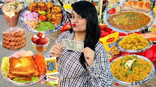 Rs 500 Street Food Challenge  Udaipur Food Challenge [upl. by Liana]