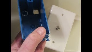 Coax Outlet Installation  How To [upl. by Eelarat]