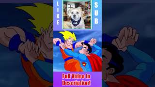 Goku Vs Superman Funny Cartoon Animation Reaction by Chopsicle The Dog [upl. by Willabella]