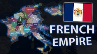 Balkanized French Empire Battle Royale Hoi4 Timelapse [upl. by Nodnab]