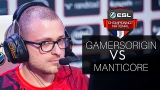 Manticore vs GamersOrigin  Demi Finale  ECN Summer 2018 [upl. by Nosemyaj]