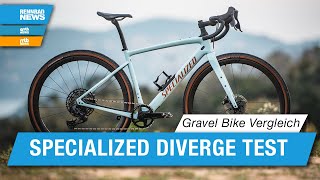 Specialized Diverge Expert Carbon Test Vergleich von 4 Gravel Bikes 2022 [upl. by Rosario]