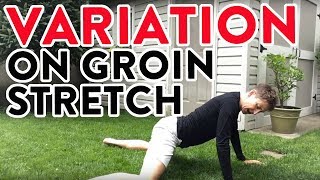 Goalie groin stretch variation [upl. by Bough209]