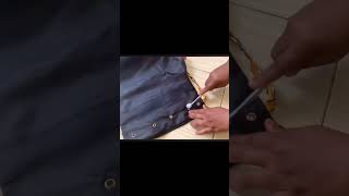 Fixing Eyelets without the Eyelet Machine corset sewingtutorial howtosew [upl. by Eenrahc]