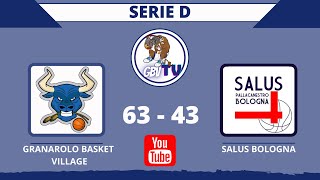 Granarolo Basket Village Salus Bologna HIGHLIGHTS [upl. by Corbie]