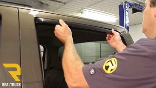 How to Install AVS InChannel Vent Visors on a GMC Sierra [upl. by Negris]