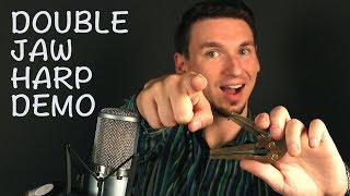 The Double Jaw Harp Demonstration Jews Harp  Matt Tastic  see how to play video [upl. by Rehteh]