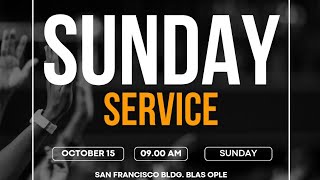 SUNDAY WORSHIP CELEBRATION October 15 2024 [upl. by Yrrot]