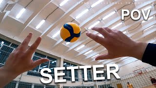 First Person Volleyball  Волейбол от первого лица  Setter  Highlights  POV [upl. by Fita629]