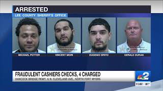 4 men arrested in massive Florida bank fraud ring [upl. by Nolyaj515]