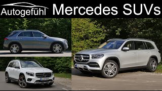 Mercedes GLA vs GLB vs GLC vs GLE vs GLS comparison review [upl. by Philan532]