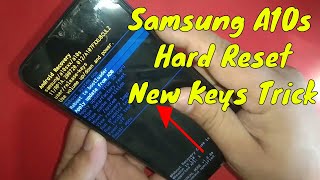 Samsung Galaxy A10S Hard Reset [upl. by Aniram]