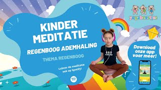 Kindermeditatie  Regenboog ademhaling  Yogabeertjes [upl. by Ennaimaj]