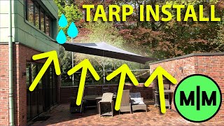 Low Incline Patio Tarp Waterproof and Sunproof [upl. by Hezekiah]