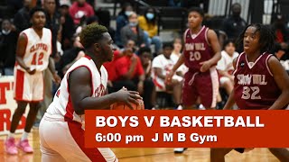 Boys Basketball H Wicomico High School  J M B Gym 600 pm [upl. by Nyhagen]