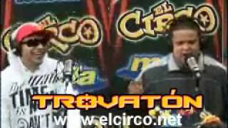 Tiraera en el Trovaton Guelo Star vs Carlos Cordero en El Circo de La Mega [upl. by Oniuqa]