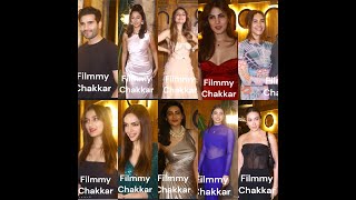 Glam overdose at anushadandekar party karishmatanna jenniferwinget saimanjrekar rheachakraborty [upl. by Ymij44]