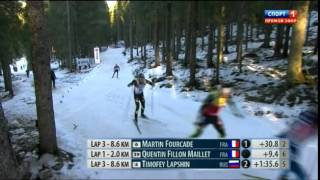 Biathlon Sprint Men 10 Km World Cup Pokljuka 19122014 [upl. by Xonnel]