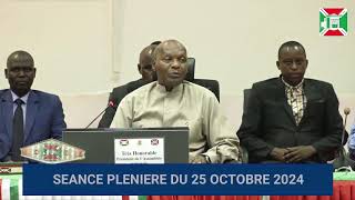 SEANCE PLENIERE DU PARLEMENT REUNI EN CONGRES LE 24 OCTOBRE 2024 [upl. by Montagu]