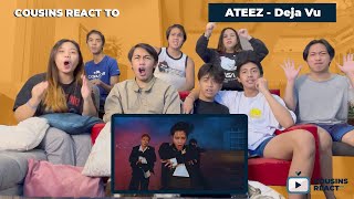 COUSINS REACT TO ATEEZ에이티즈  ‘Deja Vu’ Official MV [upl. by Ymeraj]