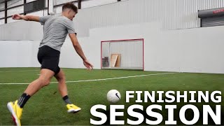 Individual First Touch and Finishing Drills  Full Training Session [upl. by Gerge]