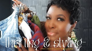 Ultimate Thrifting Haul and TryOn  Styling my Unclaimed Baggage Finds  Thrift with Me [upl. by Pincus]