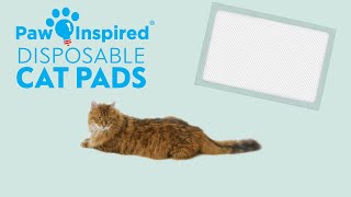 Disposable Cat Pads for Cat Litter Boxes  Paw Inspired® [upl. by Anchie586]